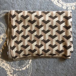 Dwell Studio wool blanket 72”x50” NWOT